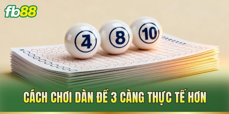 Dàn Đề 3 Càng – Cách Lập Bộ Số Và Theo Dõi Kết Quả 3 Cách chơi dàn đề 3 càng thực tế hơn